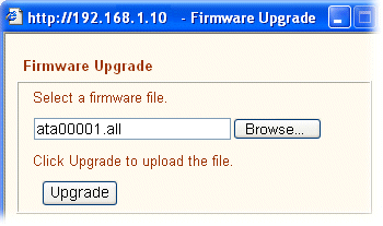 Select Firmware File