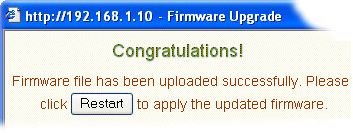 Firmware Flash Completed
