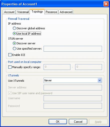 XLite Topology Tab